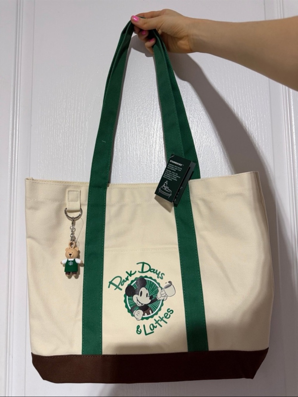 Disney Parks Starbucks Park Days and Lattes Tote bag NWT
